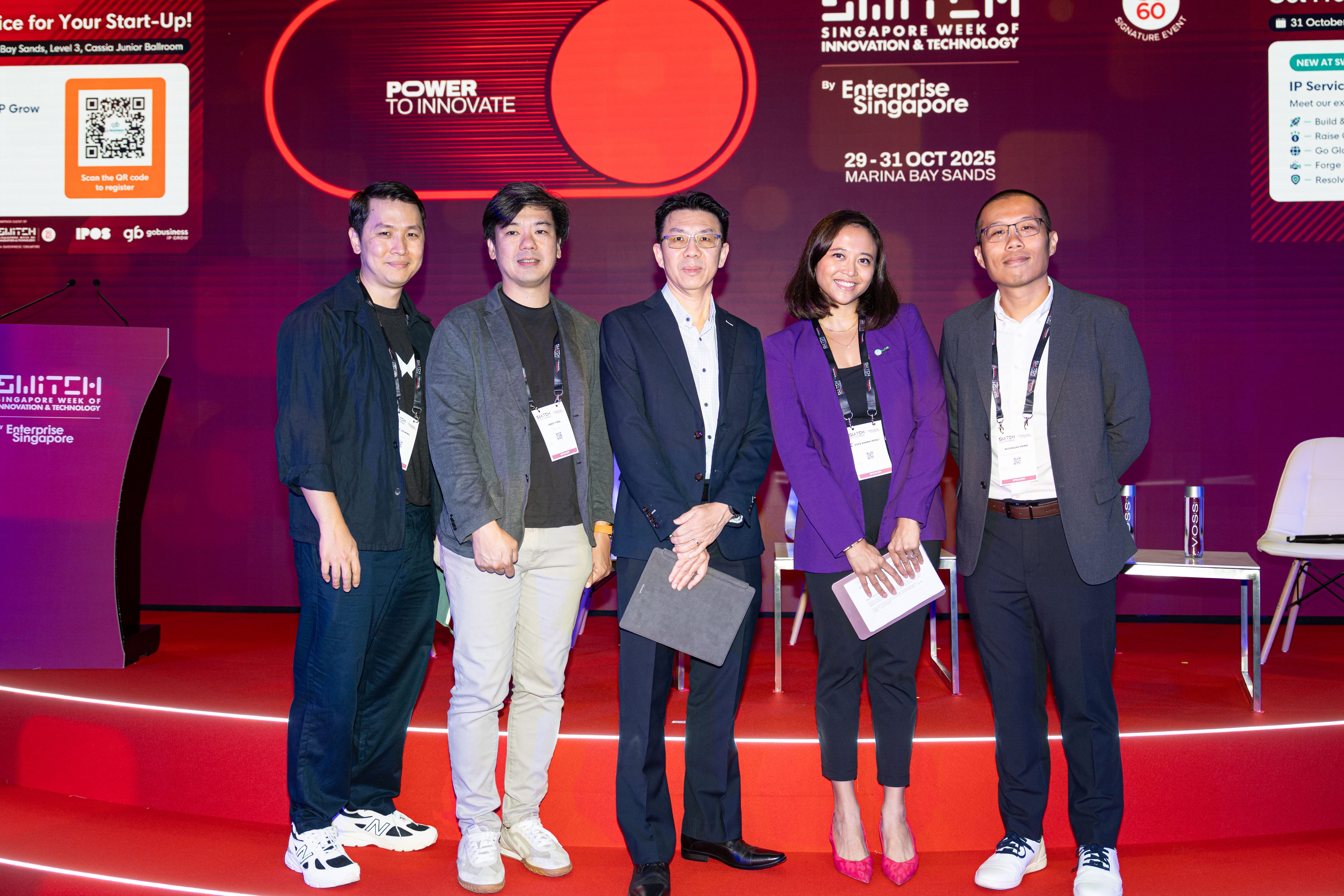 Group photo of panellists at SWITCH Converge